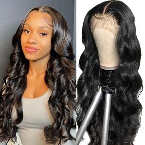 Lace Front Wig Human Hair 22 Inches Body Wave 13x4 Natural Lace Front
